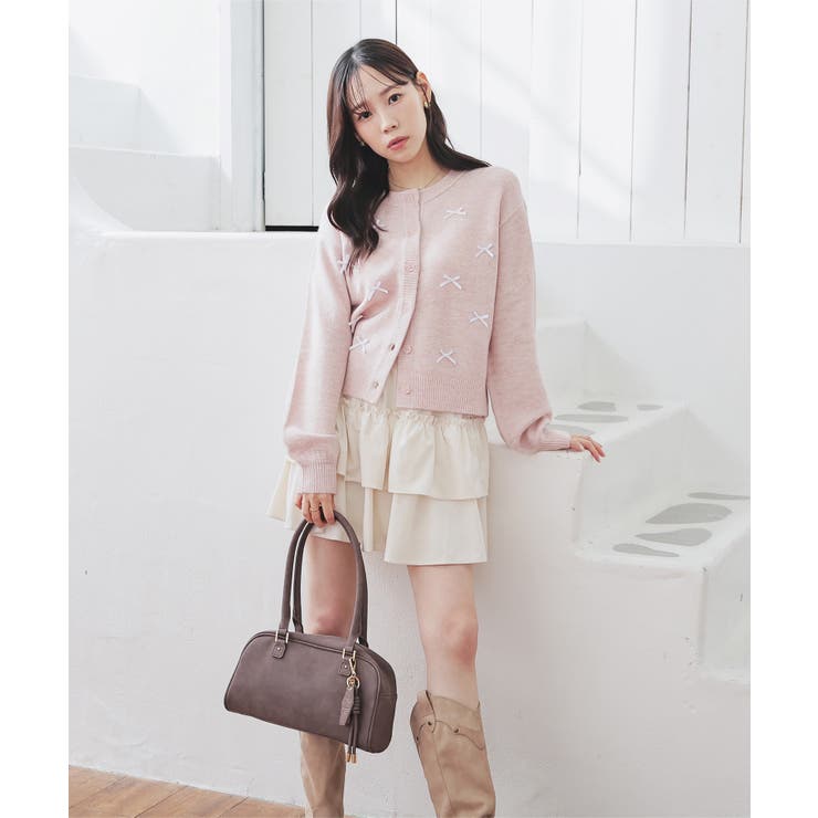 トップス カーディガン 長袖 | Honeys | 詳細画像4 