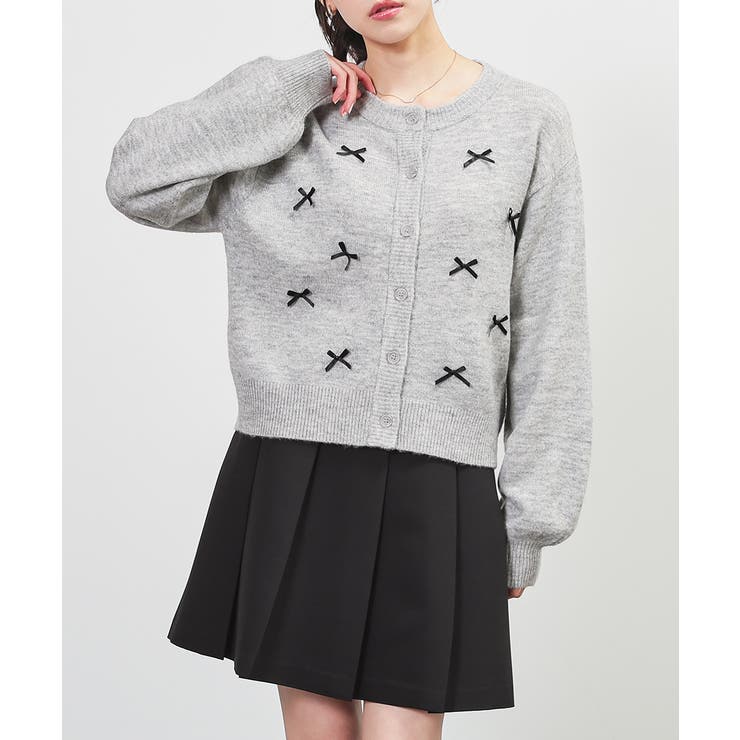 杢グレー | トップス カーディガン 長袖 | Honeys