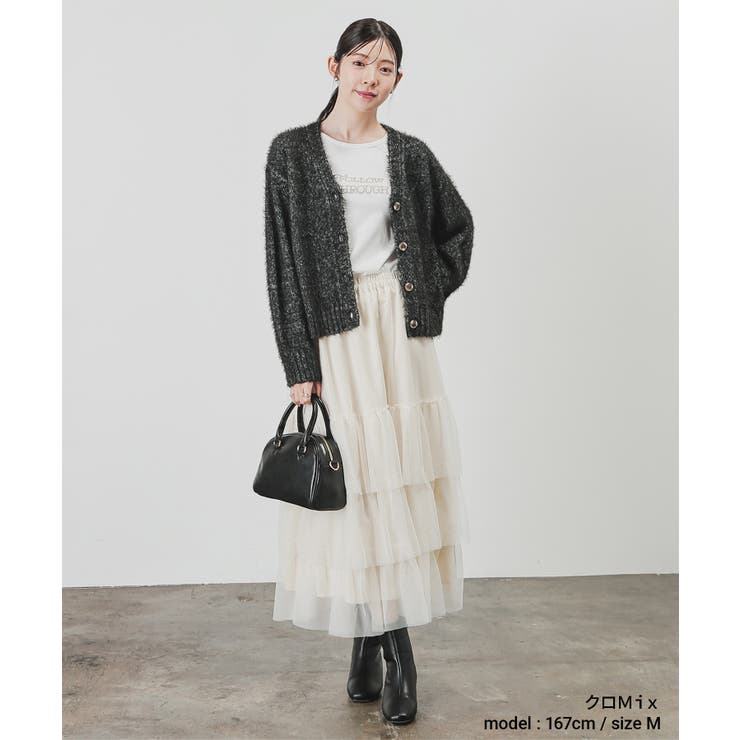 トップス カーディガン 長袖 | Honeys | 詳細画像2 