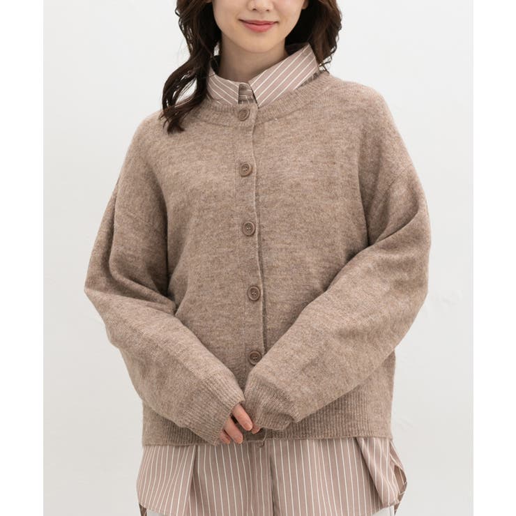 杢モカ | トップス カーディガン 長袖 | Honeys