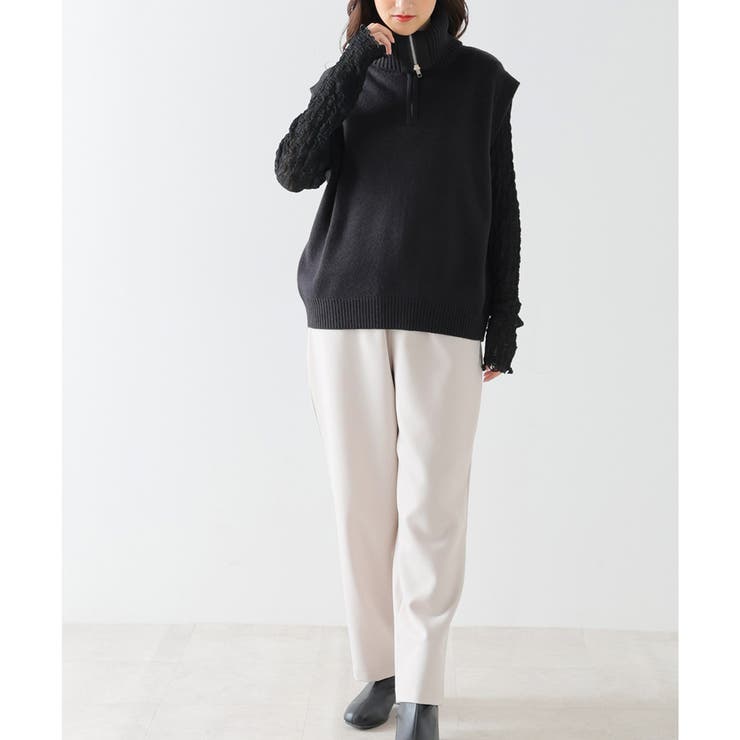 トップス ベスト ハイネック | Honeys | 詳細画像7 