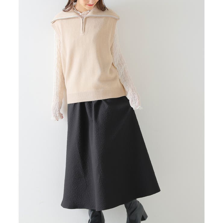 トップス ベスト ハイネック | Honeys | 詳細画像10 