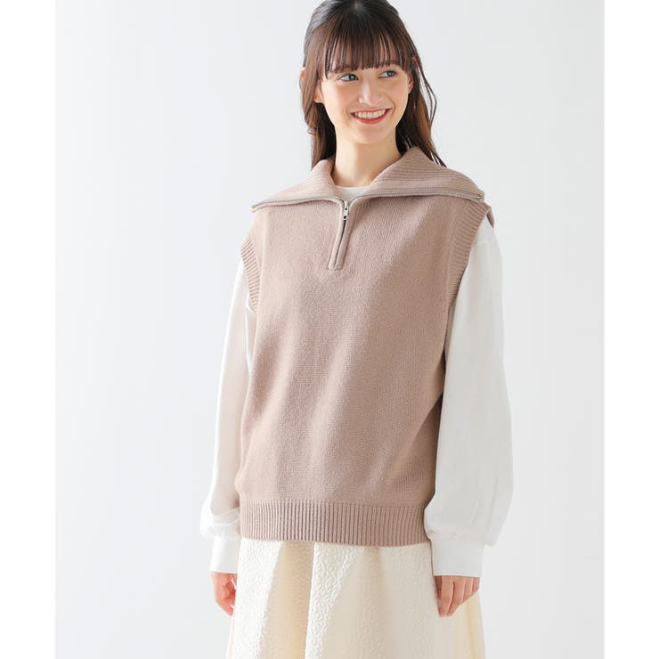 トップス ベスト ハイネック | Honeys | 詳細画像14 