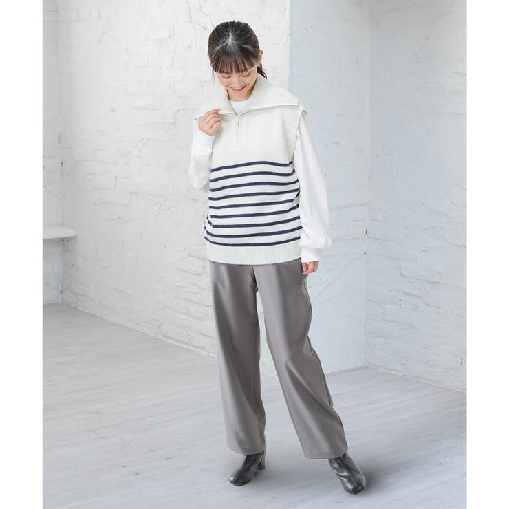 トップス ベスト ハイネック | Honeys | 詳細画像15 