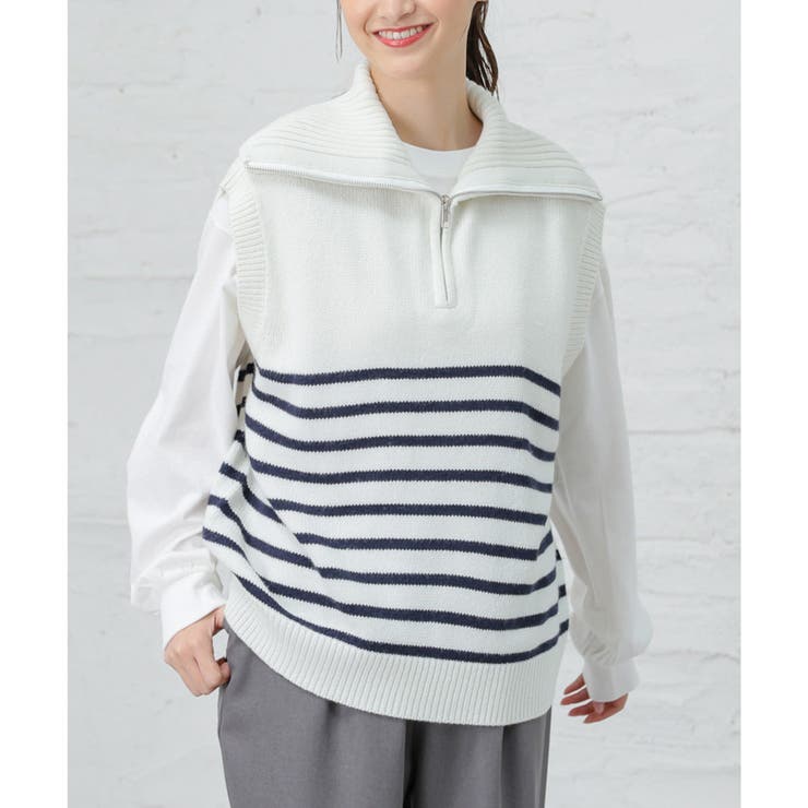 トップス ベスト ハイネック | Honeys | 詳細画像33 