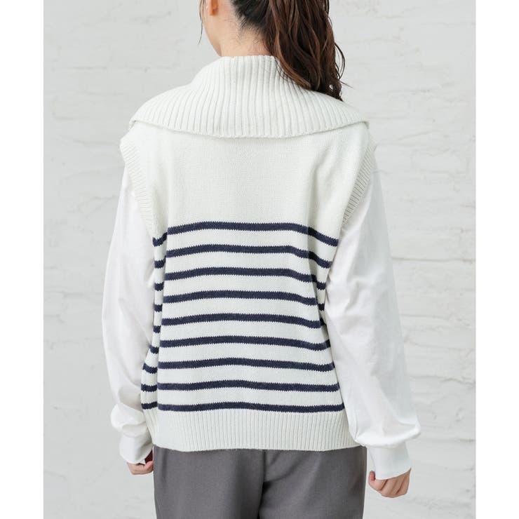 トップス ベスト ハイネック | Honeys | 詳細画像35 