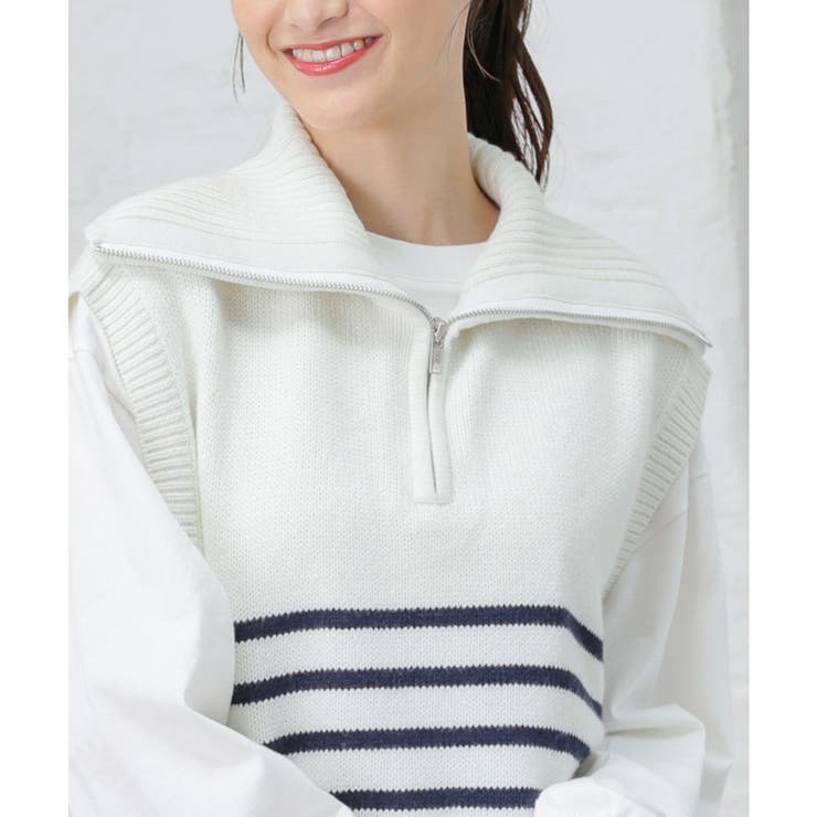 トップス ベスト ハイネック | Honeys | 詳細画像38 