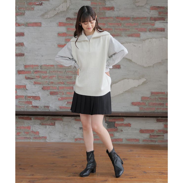 トップス ベスト ハイネック | Honeys | 詳細画像2 