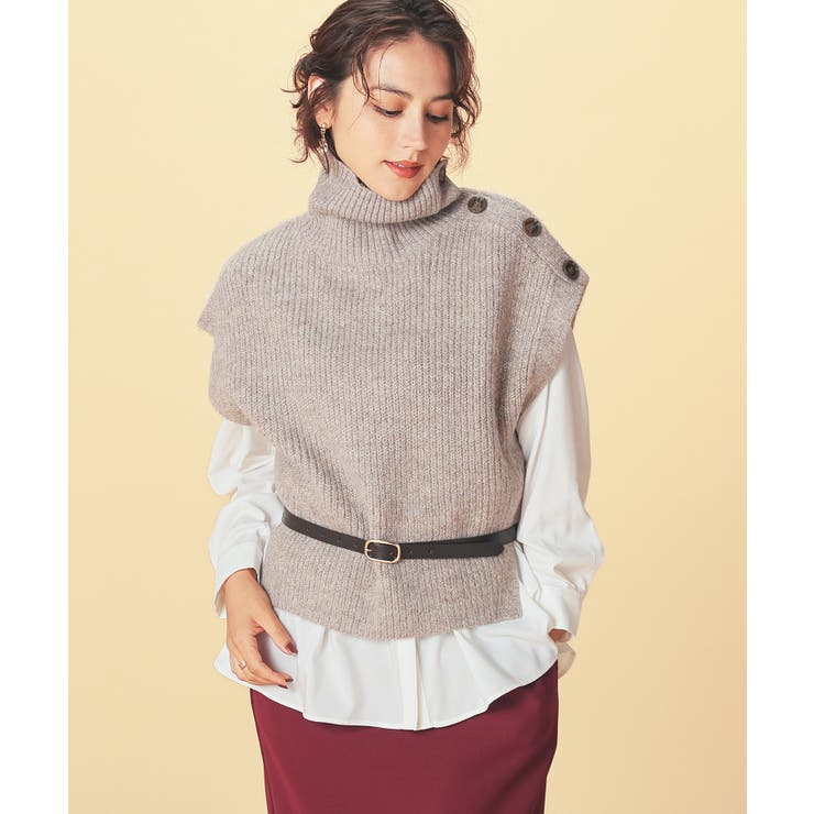 トップス ベスト ニット | Honeys | 詳細画像10 