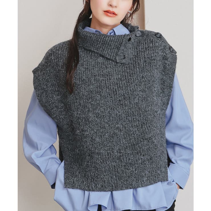 トップス ベスト ニット | Honeys | 詳細画像15 