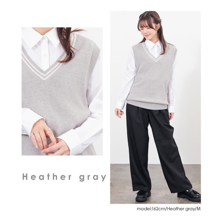 トップス ベスト ニット | Honeys | 詳細画像16 