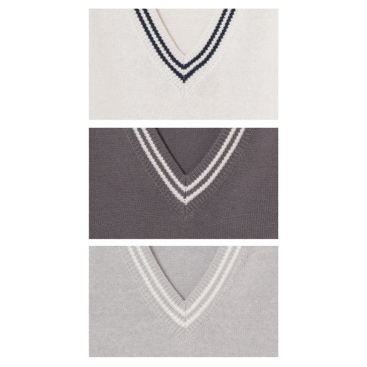 トップス ベスト ニット | Honeys | 詳細画像8 