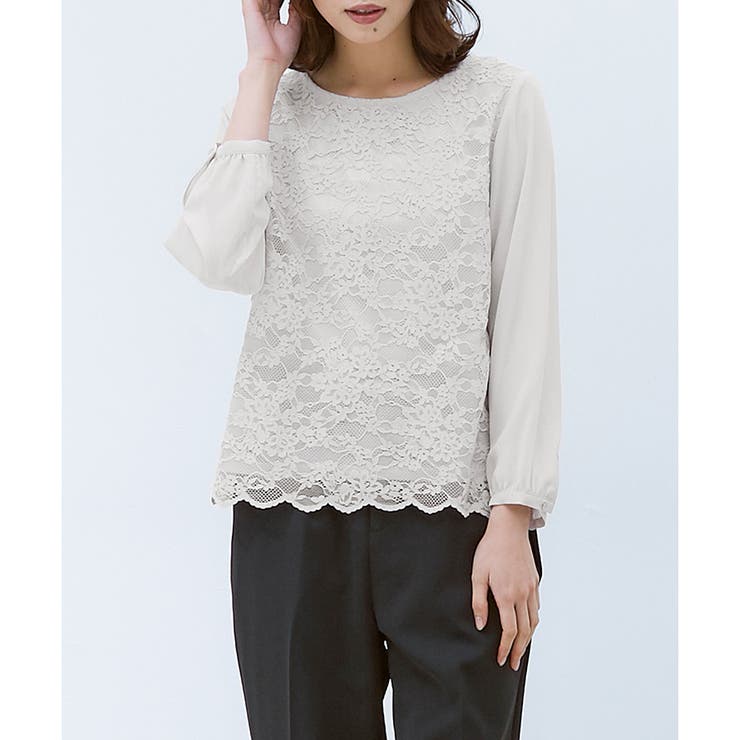 トップス ブラウス 長袖 | Honeys | 詳細画像17 