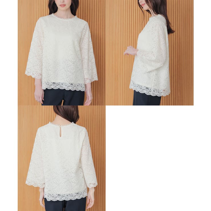 トップス カットソー レース | Honeys | 詳細画像14 