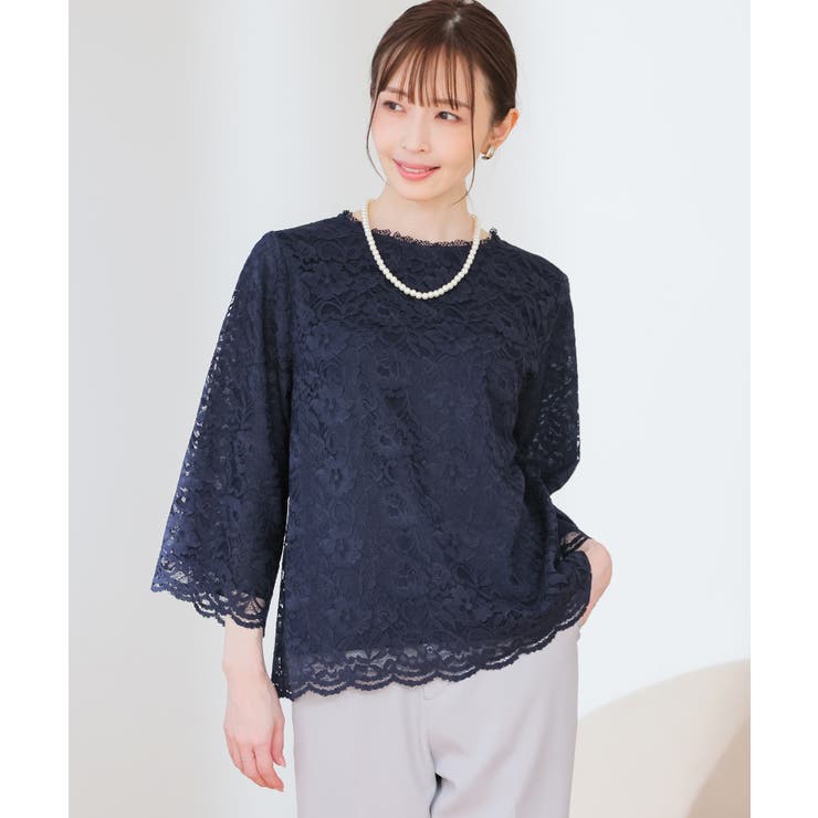 トップス カットソー レース | Honeys | 詳細画像8 