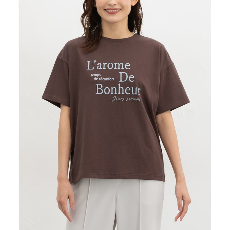ブラウン | トップス Tシャツ 半袖Tシャツ | Honeys
