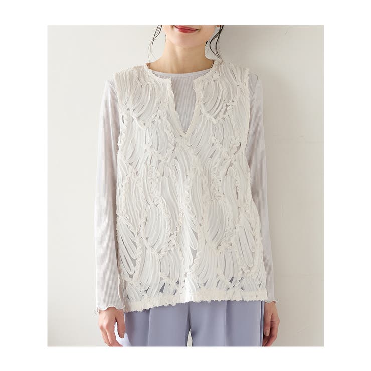 トップス ベスト ジレ | Honeys | 詳細画像12 