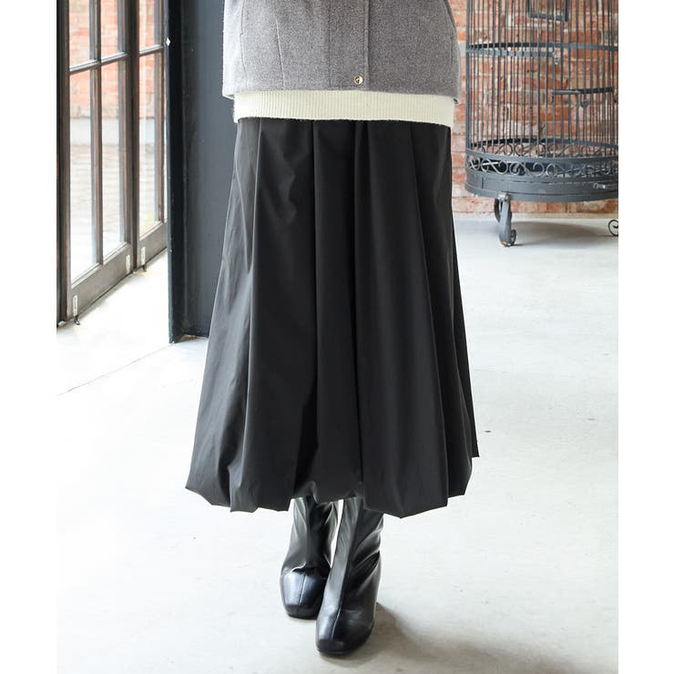 ブラック | ボトムス スカート ロングスカート | Honeys