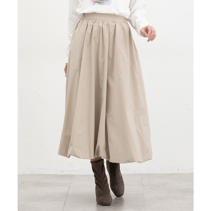 ベージュ | ボトムス スカート ロングスカート | Honeys