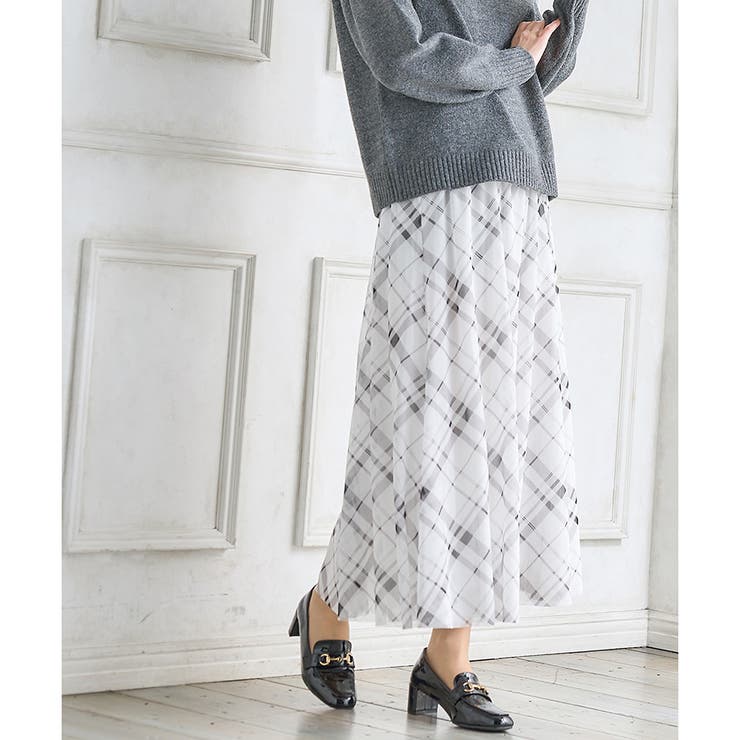 スカート ロングスカート チュール | Honeys | 詳細画像5 