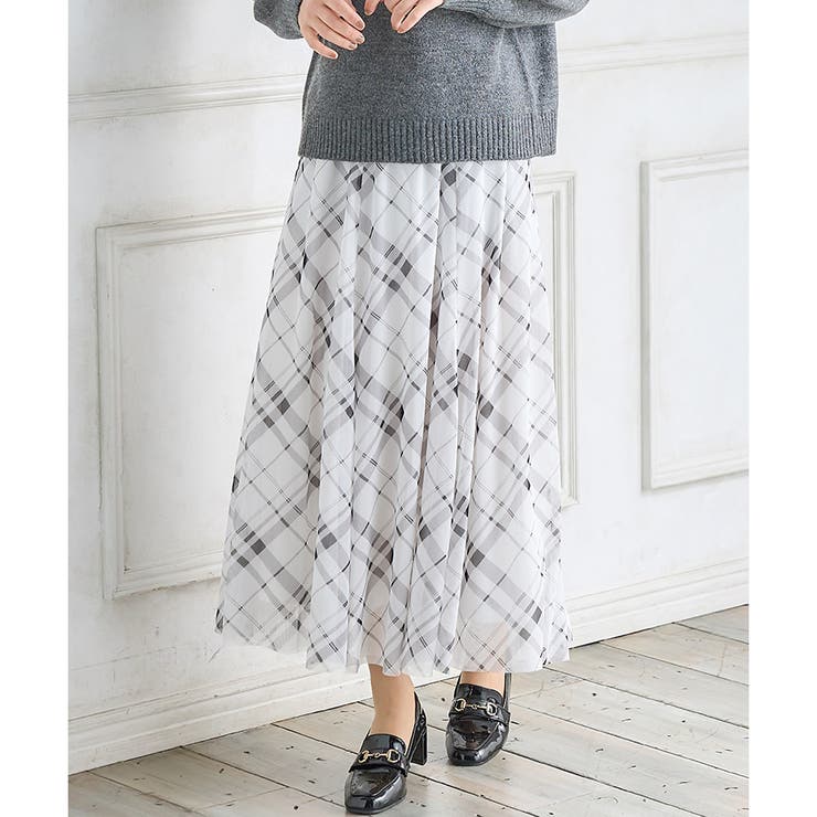 スカート ロングスカート チュール | Honeys | 詳細画像27 