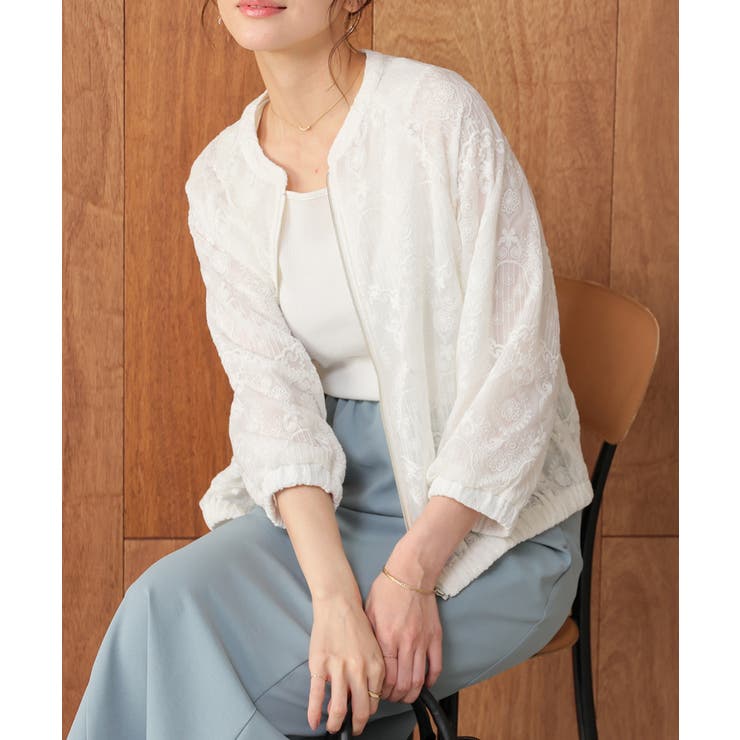 アイボリー | アウター ジャンパー ブルゾン | Honeys