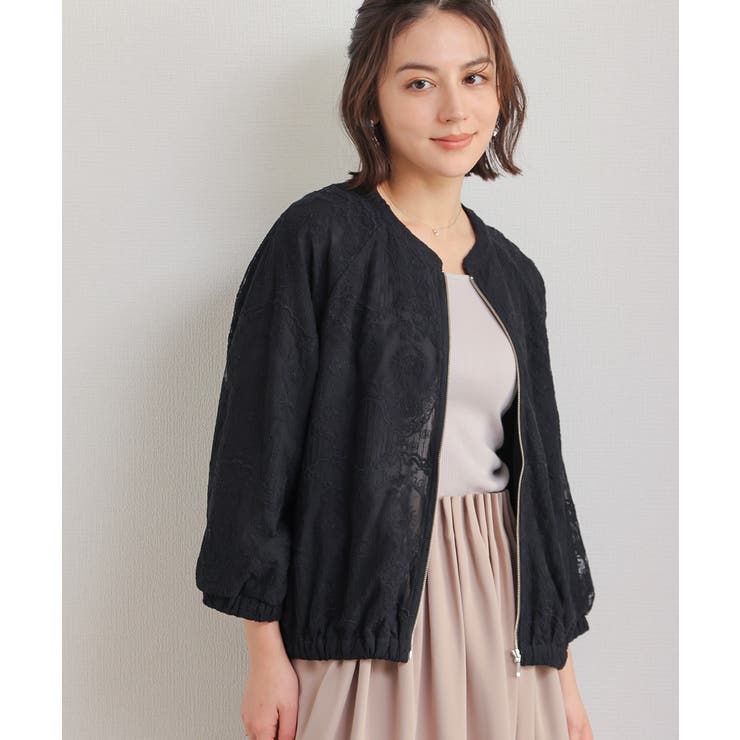 ブラック | アウター ジャンパー ブルゾン | Honeys