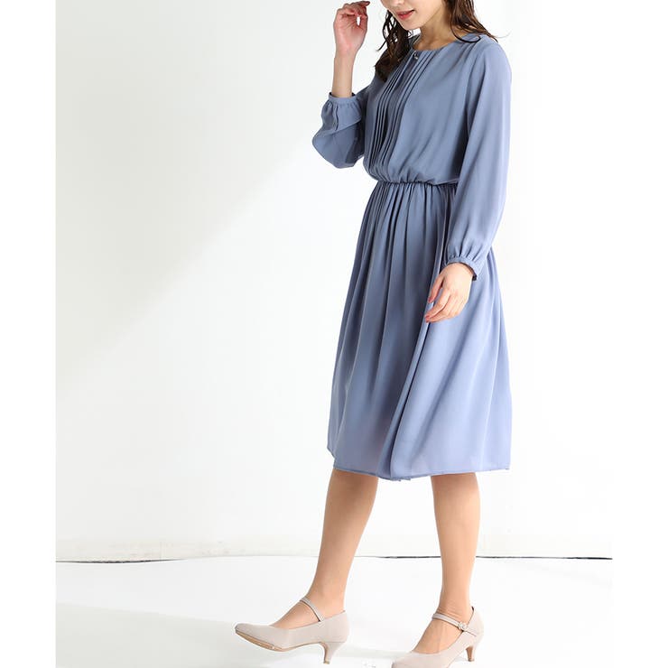 ワンピース 長袖 プリーツプリーツ 品番 Hnsw Honeys ハニーズ のレディースファッション通販 Shoplist ショップリスト