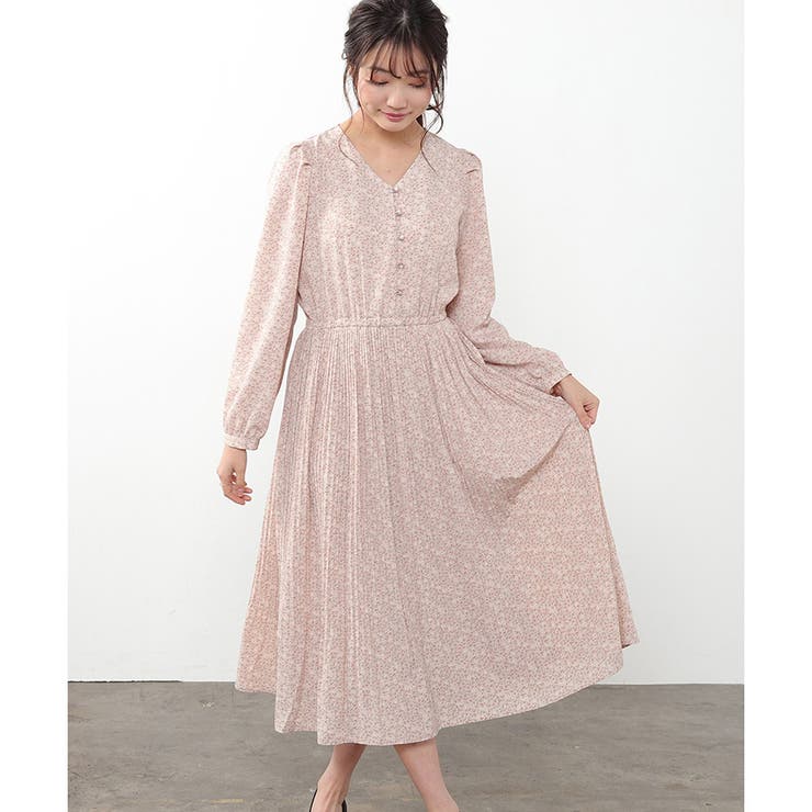 ワンピース Vネック 長袖 品番 Hnsw Honeys ハニーズ のレディースファッション通販 Shoplist ショップリスト