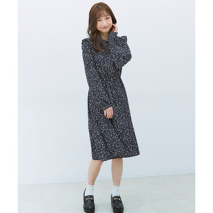 ワンピース 長袖 フリル | Honeys | 詳細画像6 