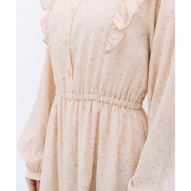 ワンピース 長袖 フリル | Honeys | 詳細画像21 