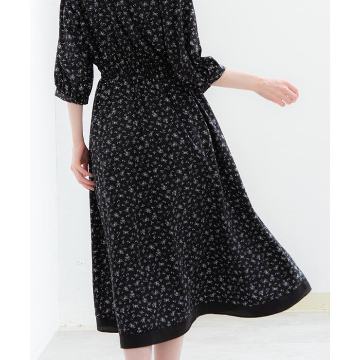 【ハニーズ】ワンピース 6分袖 ミモレ丈 | Honeys | 詳細画像8 