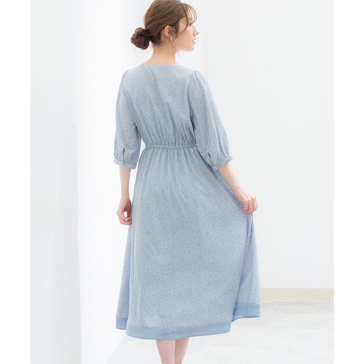 【ハニーズ】ワンピース 6分袖 ミモレ丈 | Honeys | 詳細画像16 