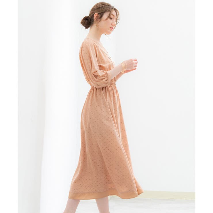 【ハニーズ】ワンピース 6分袖 ミモレ丈 | Honeys | 詳細画像21 