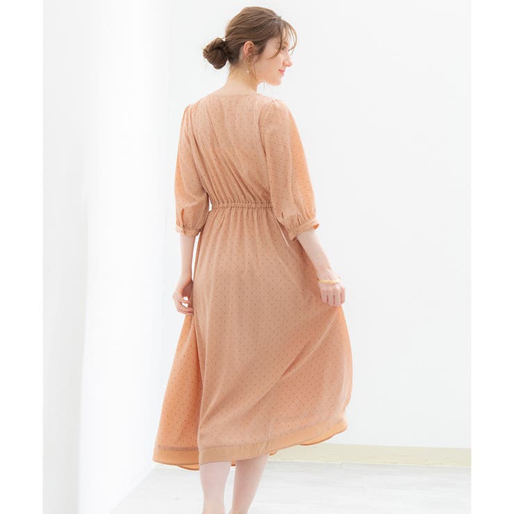 【ハニーズ】ワンピース 6分袖 ミモレ丈 | Honeys | 詳細画像22 