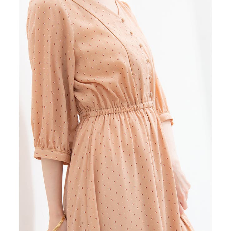 【ハニーズ】ワンピース 6分袖 ミモレ丈 | Honeys | 詳細画像25 