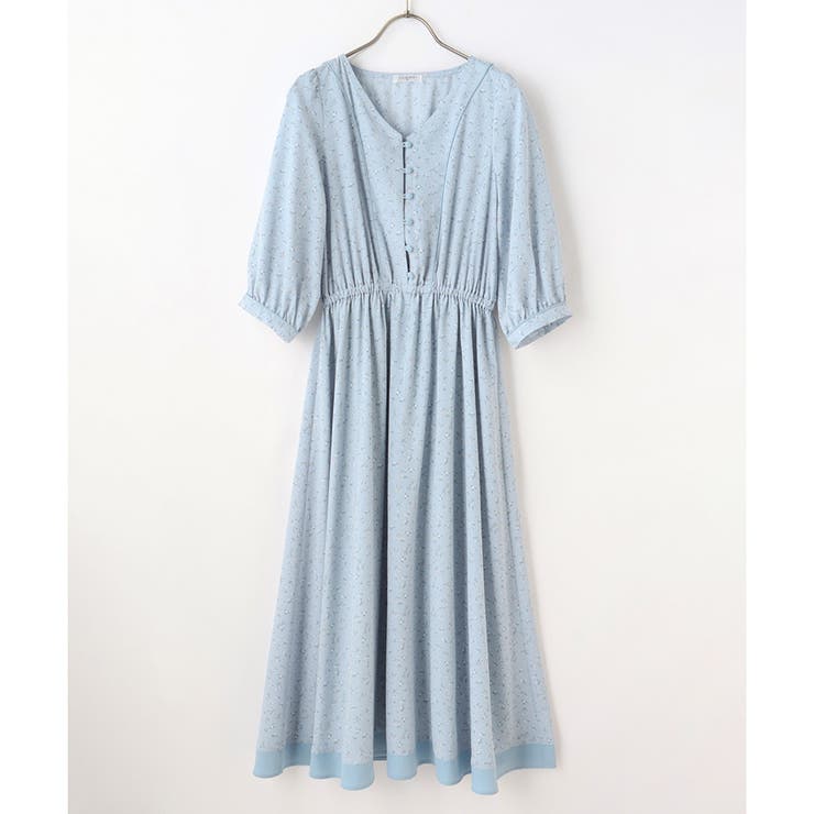 【ハニーズ】ワンピース 6分袖 ミモレ丈 | Honeys | 詳細画像32 