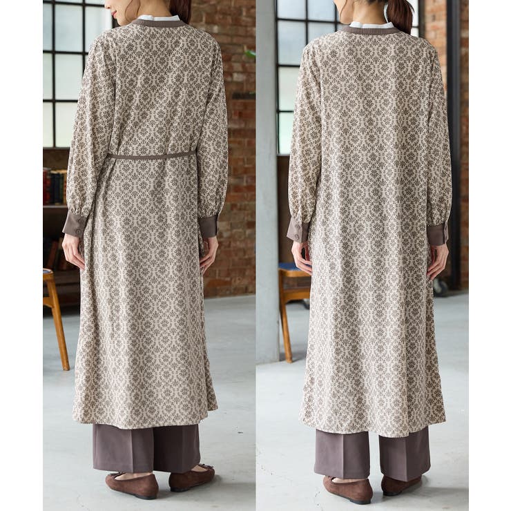 ワンピース 長袖 ロング丈 | Honeys | 詳細画像8 