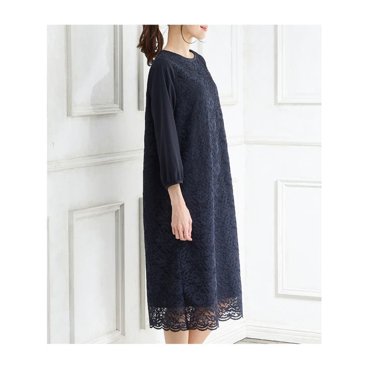 ワンピース ロング丈 大きいサイズ | Honeys | 詳細画像14 