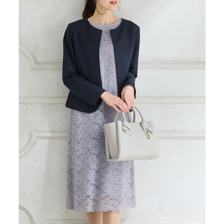 サックスグレー | ワンピース ロング丈 大きいサイズ | Honeys