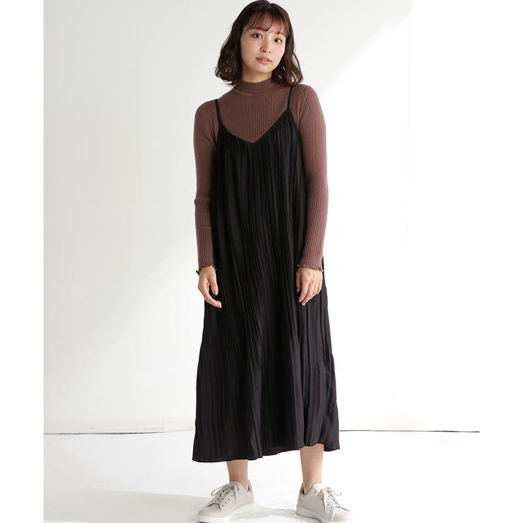 キャミワンピ キャミソールワンピース プリーツ 品番 Hnsw Honeys ハニーズ のレディースファッション通販 Shoplist ショップリスト