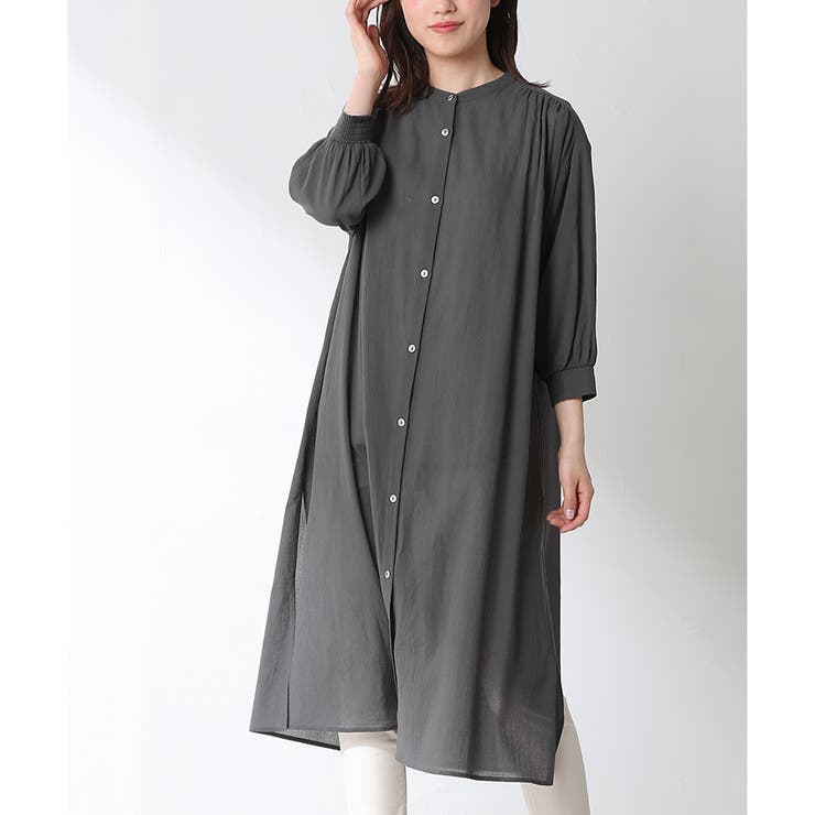 ワンピース マオカラー 7分袖 品番 Hnsw Honeys ハニーズ のレディースファッション通販 Shoplist ショップリスト