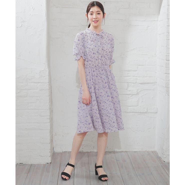 ワンピース ミニワンピース 半袖[品番：HNSW0011067]｜Honeys