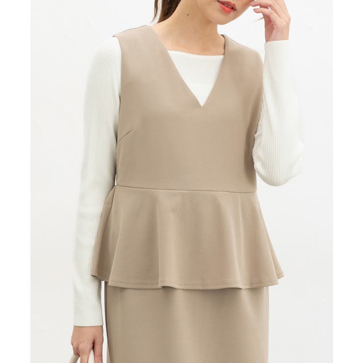 ワンピース ジャンスカ ノースリーブ | Honeys | 詳細画像4 