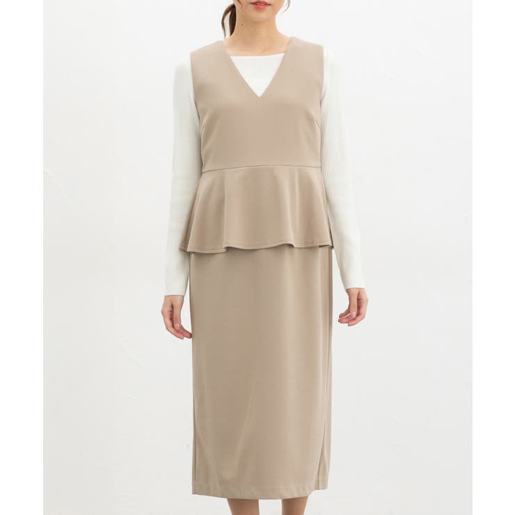 ワンピース ジャンスカ ノースリーブ | Honeys | 詳細画像6 