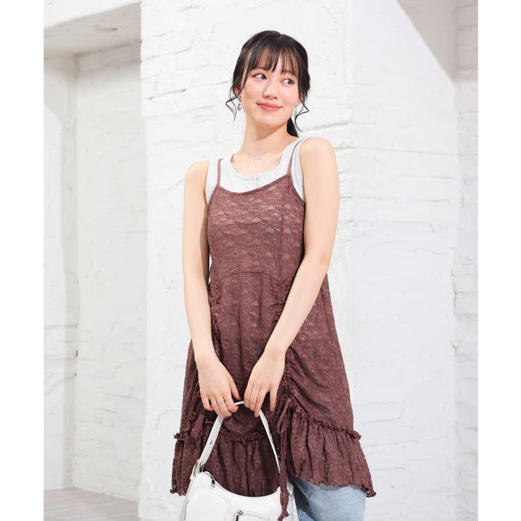 ワンピース キャミワンピース ノースリーブ | Honeys | 詳細画像10 