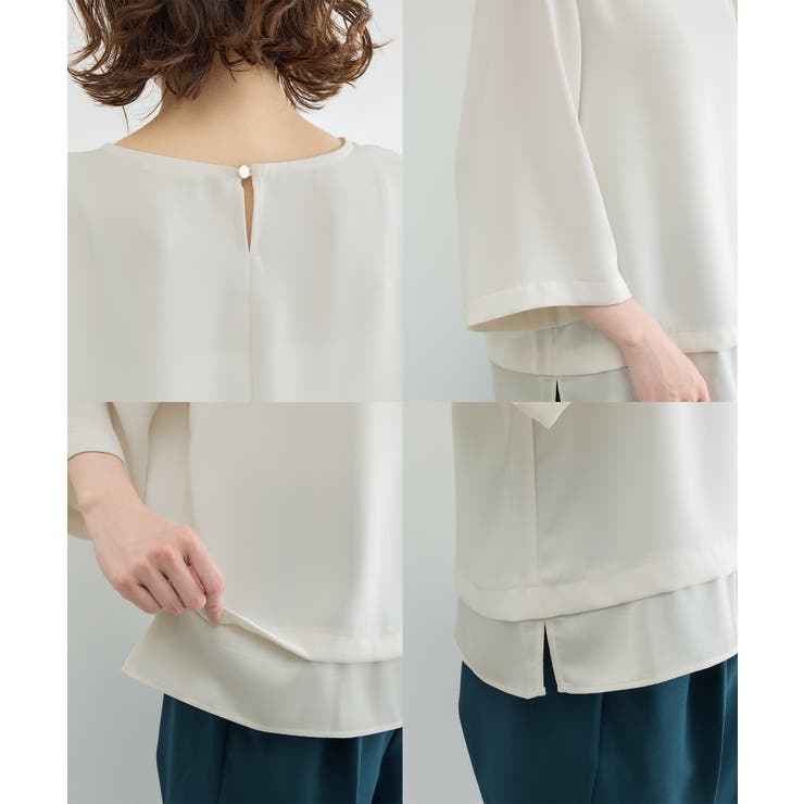 トップス ブラウス オフィス | Honeys | 詳細画像17 