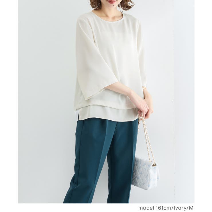 トップス ブラウス オフィス | Honeys | 詳細画像3 