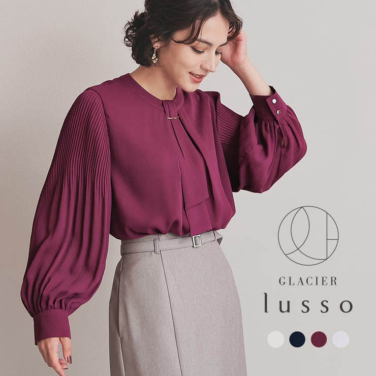 トップス ブラウス 長袖 | Honeys | 詳細画像1 