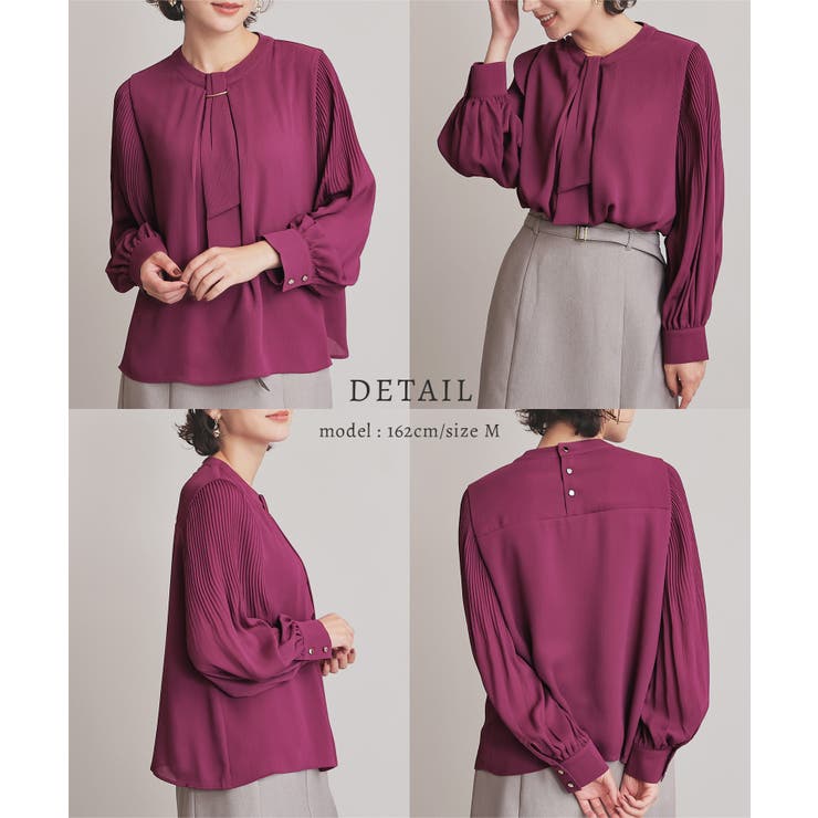 トップス ブラウス 長袖 | Honeys | 詳細画像12 